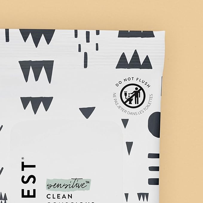 The Honest Company Hypoallergenic Multi-Use Baby Wipes for Sensitive Baby Skin, Pattern Play, 10 Count