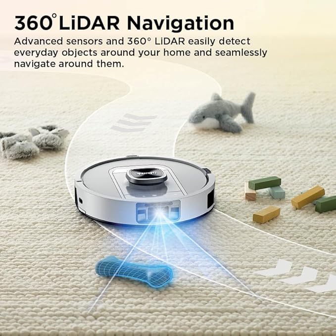 Shark Robot Vacuum & Mop Combo, PowerDetect ThermaCharged NeverTouch Pro, Self-Emptying, Self-Refill with Heated Mop Cleaning, 60-Day Capacity, 30-Day Tank, 6 PowerDetect Technologies, White, AV2900XE