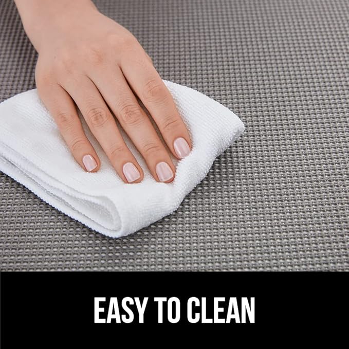 GORILLA GRIP powerGRIP Drawer Shelf and Cabinet Liner, Thick Strong Hold, Non-Adhesive Liners Protect Kitchen Cabinets and Cupboard, Bathroom Drawers, Easy Install, Breathable Mat, 17.5" x10' Spa Blue