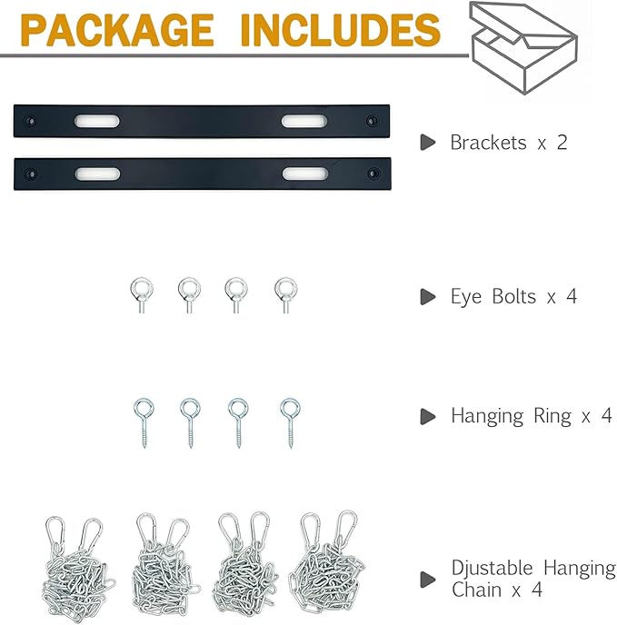 Dehumidifier Hanging Kit, Dehumidifier Joist Hanging Kit for Crawl Space and Basement Dehumidifiers, Easy Way to Raise and Lower dehumidifier, Helps reduce noise and vibration of the unit