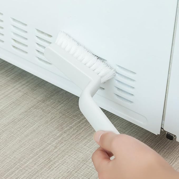 Window Groove Brush Tile Gap Cleaning Brush V-Shaped Hard Bristle Multifunctional for Bathroom Toilet Grout and Household Crevice Cleaning