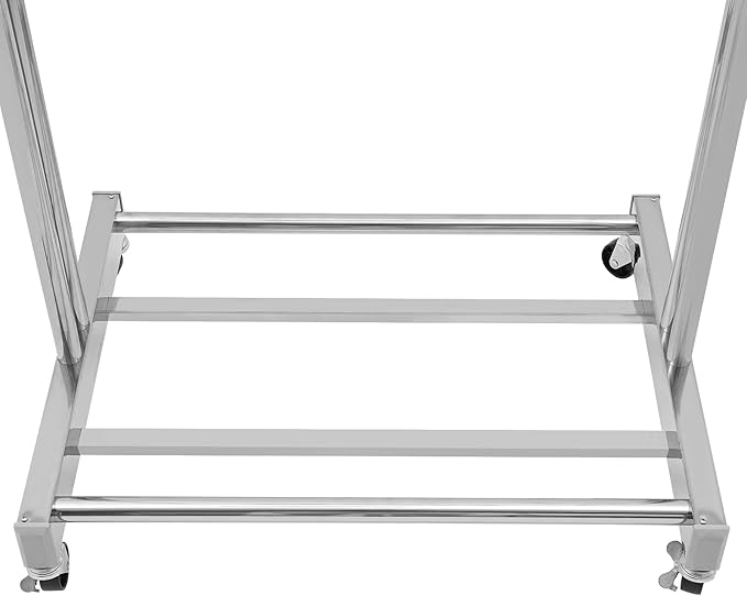 Garden Tool Organizer, 10 Slots with Hooks, Movable Floor-Mounted Mop Rack Floor Standing Cleaning Tool Cart Storage for Garage Organization and Storage, Hold Long-Handled Tool/Rake/Broom (Style 3)