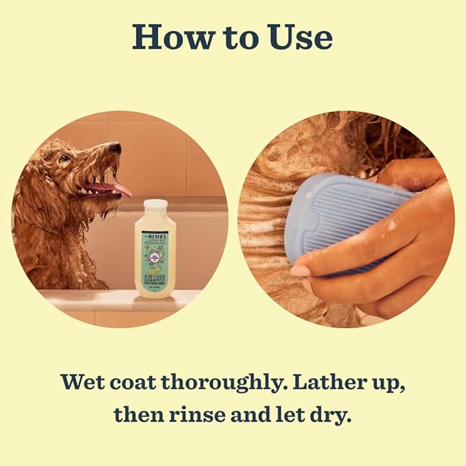 MRS. MEYER'S Clean Day 3 in 1 Dog Shampoo, Sweet Chamomile Scent, 14oz (Pack of 3)