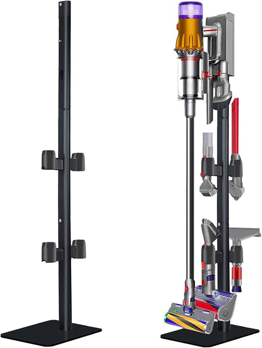 Vacuum Stand Compatible with V7 V8 V9 V10 V11 V15 Gen5(Max.11 Accessories),Metal Storage-Bracket-Stand-Holder-Organizer includes Trigger Lock Easy-Access Storage docking station