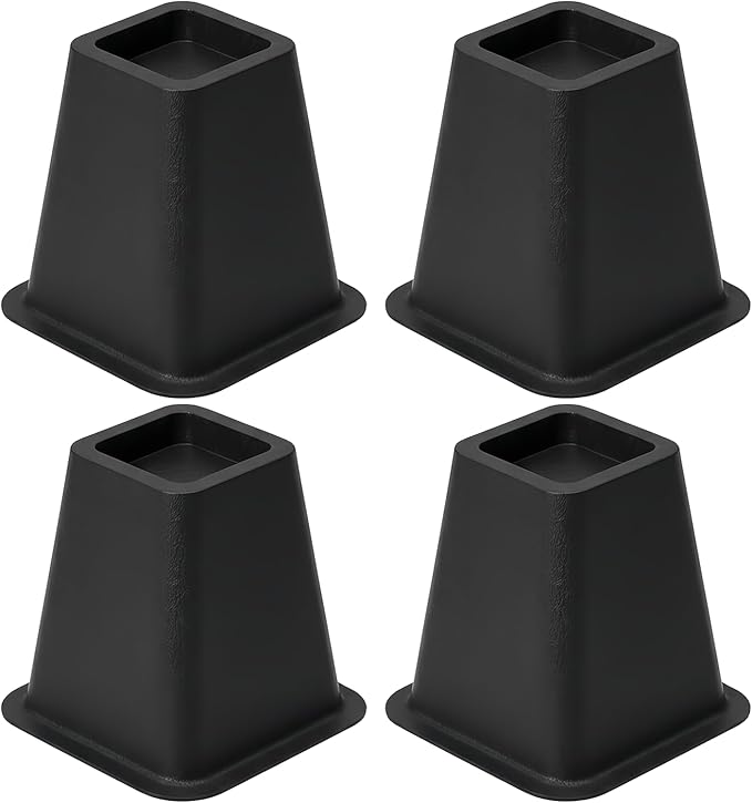 Dehumidifier Riser Kit 4 Pack, 6 Inch Heavy Duty Crawl Space Dehumidifier Stand, Universal Support Pads for Drainage, Vibration & Noise Reduction
