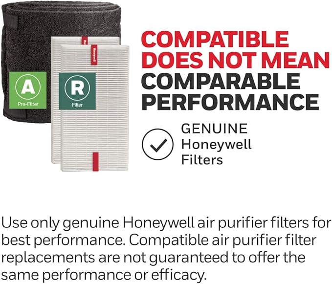 Honeywell HEPA Air Purifier Filter Value Kit – Includes 2 R HEPA Filters and 1 A Pre-Filter Roll with Cutting Template