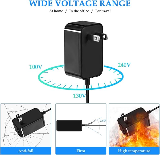 Power Adapter 12V 4A Compatible with TABYIK 35 OZ / 42 OZ Peltier Household Dehumidifier Replaceable for Original Charger Power Suppl