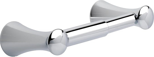 DELTA FAUCET D73850 Lahara Wall Mount Spring-Loaded Toilet Paper Holder Bath Hardware Accessory in Polished Chrome