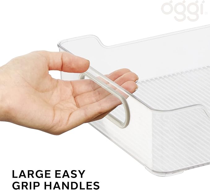Oggi Cabinet / Drawer Storage Bin (14" x 9.75" x 2.75") (Pack of 2)