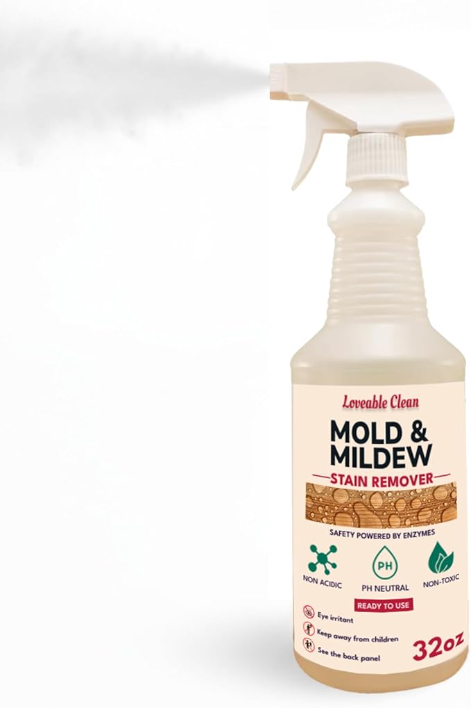 EcoDecors Loveable Stain Remover For Teak and Hardwoods 32oz Spray Bottle