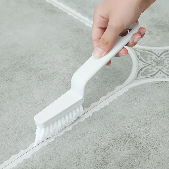 Window Groove Brush Tile Gap Cleaning Brush V-Shaped Hard Bristle Multifunctional for Bathroom Toilet Grout and Household Crevice Cleaning
