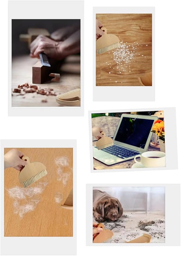 Dustpan and Brush Set Small Broom and Dustpan Set Dust Pan and Brush Set for Traveling, Rvs, Campers Campsites, Dorm Rooms, an Art Studio and More 1 Set