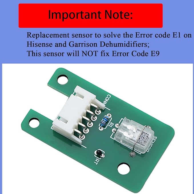 Humidity Sensor Board Compatible with Hisense Dehumidifiers/Garrison Dehumidifier (for Tank Capacity:70 Pint)-Only Fix Error E1