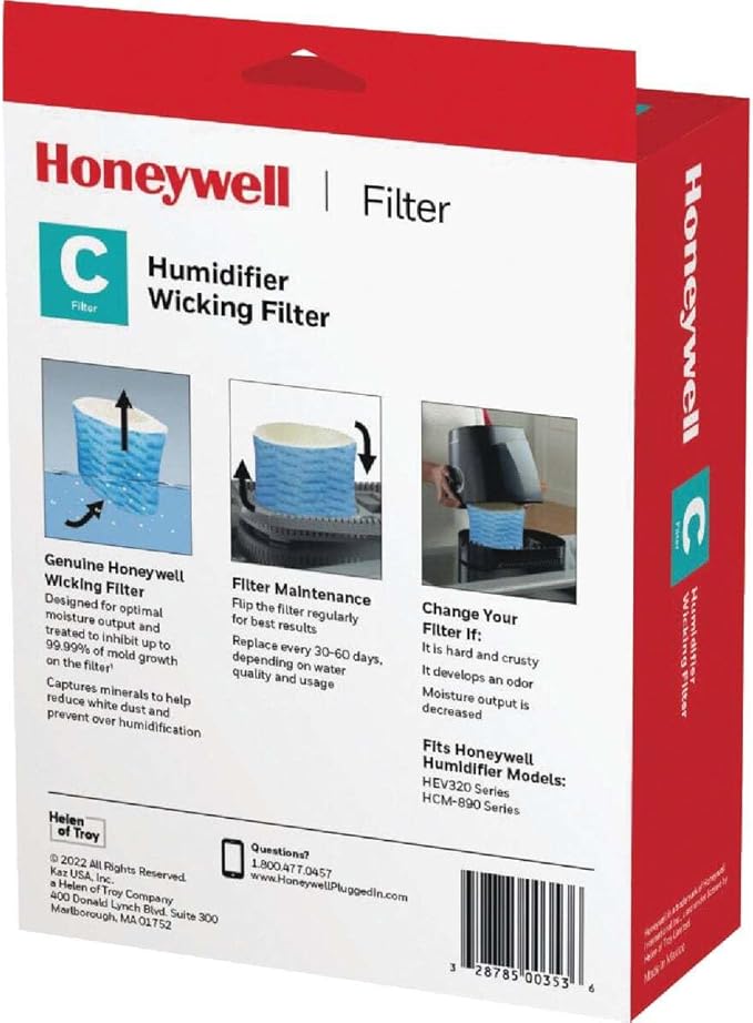 Honeywell C Replacement Filter, White