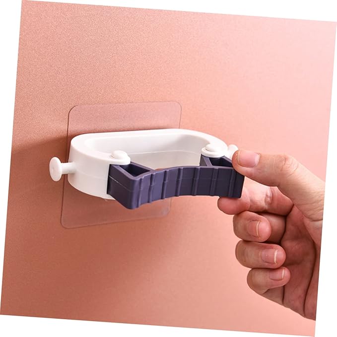PRETYZOOM 2pcs Mop Broom Holder Wall-mounted Broom Organizer Floor Cleaner for Mopping Mop Bathroom Storage Rack