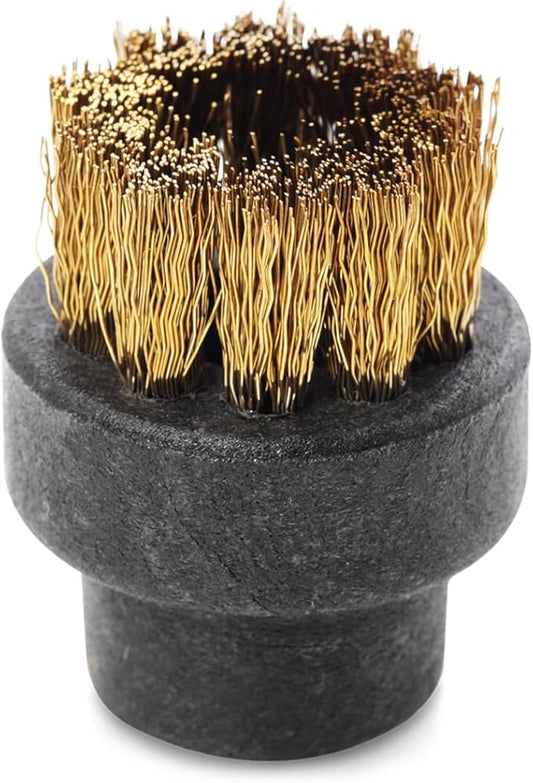 Dupray Small Brass Brushes - Heavy-Duty Cleaning Accessories for Dupray Steam Cleaners, Pack of 10