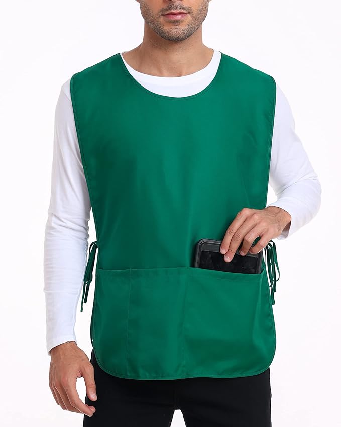 Xeoxarel Unisex Cobbler Apron with 3 Pockets Vest
