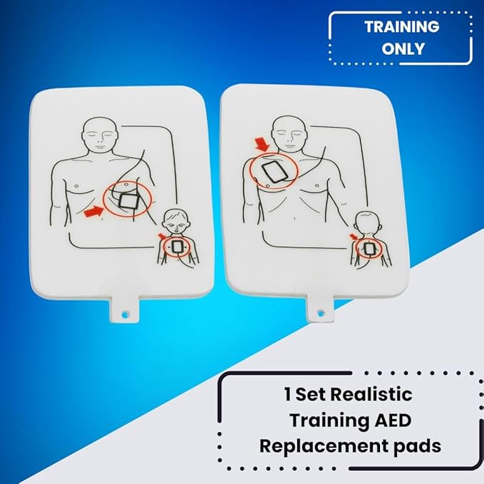 MCR Medical Prestan AED Plus Series, Replacement Pads, & Pack of 10 of CTK3
