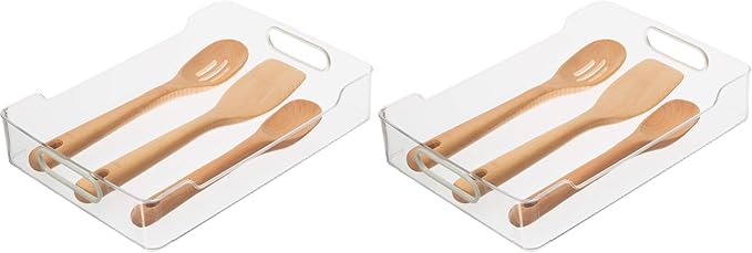 Oggi Cabinet / Drawer Storage Bin (14" x 9.75" x 2.75") (Pack of 2)