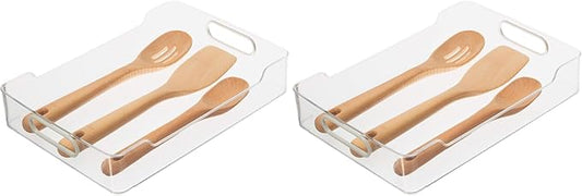 Oggi Cabinet / Drawer Storage Bin (14" x 9.75" x 2.75") (Pack of 2)
