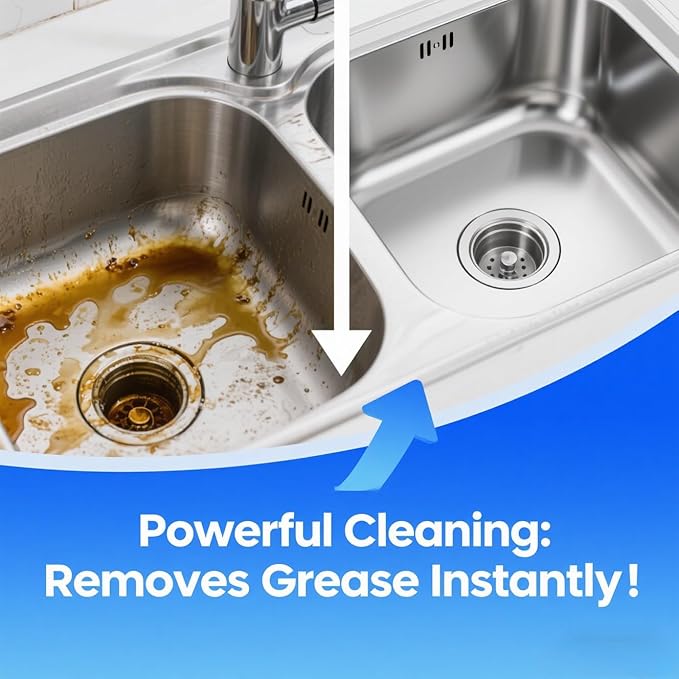 2025 Upgraded Splash Spray All-Purpose Cleaner Foam Tablets, Heavy-Duty Degreaser for Stove, Oven, Kitchenware, Grease & Grime Remover with Spray Bottle Kit(2)