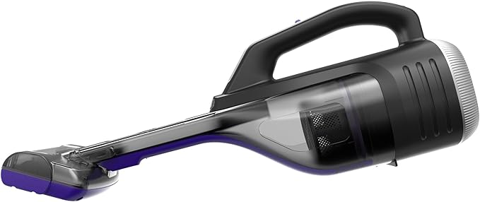 BLACK+DECKER dustbuster Reveal Pet Hair Vacuum, Hand Held Vacuum Cordless Portable for Home and Car, Rechargeable, LED Light, Powerful Suction, Includes Pet Brush and Crevice Tool (HLVD320BP07)