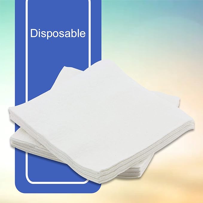McKesson Disposable Washcloths, Soft, Absorbent and Strong, 13 in x 13 in, 500 Count