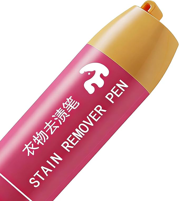Quick Clean Stain Pen - Fabric Spot Remover, 25ml Travel Cleaning Products for Clothes, Purse Upholstery Couch Rug Mattress, Efficient Stain Removal with Compact Design, Home and Travel Use