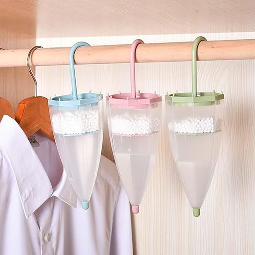 GLEAVI Dehumidification Box 9.06X2.76X2.76 Inches Hanging Closet Dehumidifier Moisture Absorber with Calcium Particles for Wardrobe Car Home