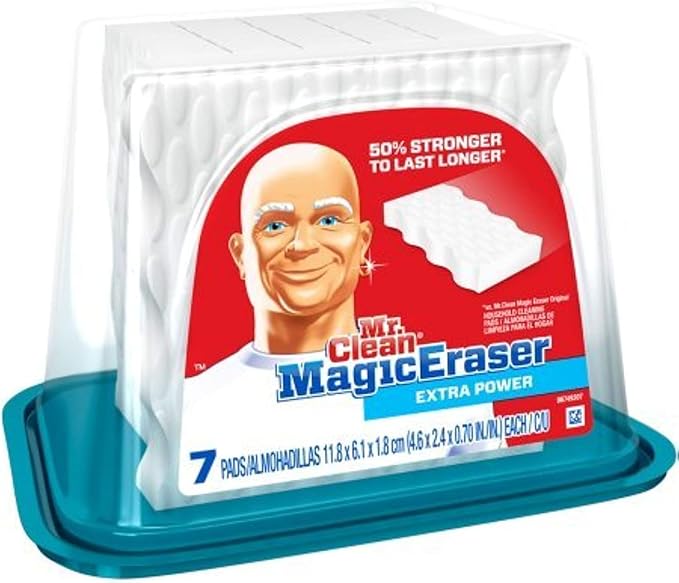 Mr Clean Magic Eraser Extra Power, 7 count | Creates a Truly Noticeable Clean Environment