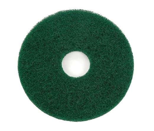 Oreck Commercial 437.056 Cleaning Orbiter Pad, 12" Diameter, For 550MC Orbiter Floor Machine, Green