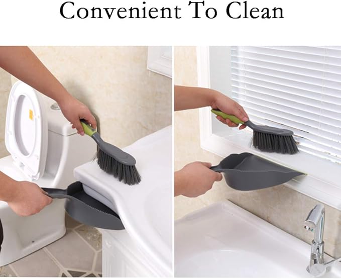 Dustpan and Brush Set,Dust Pans with Brush,Hand Broom Dust Pan,Broom Dustpan Set are Suitable for Kitchen, Sofa, Table, Car Trunk and Seat, Pet Nest and so on.(2pcs)