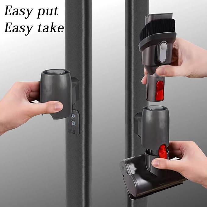 Vacuum Stand Compatible with V7 V8 V9 V10 V11 V15 Gen5(Max.11 Accessories),Metal Storage-Bracket-Holder-Stand-Organizer Easy-Access Storage docking station