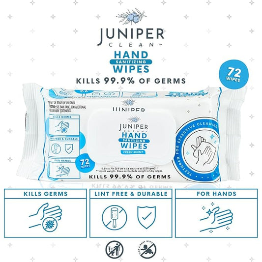 Hand Sanitizing Wipes, 432 Count Soft Flow (Pack of 6)
