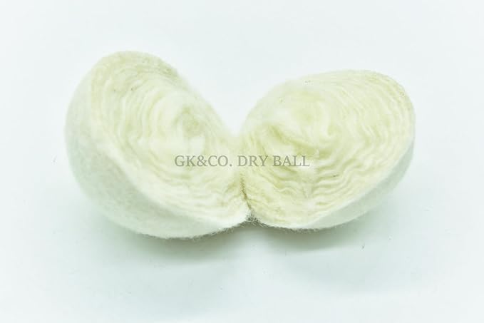 Pack of 3 Wool Laundry Dryer Ball by GK&CO-Reusable Extra Large Premium Natural Fabric Softener, Reduces Clothing Wrinkles, Eco-Friendly~Made of 100% Pure New Zealand Wool~Made in Nepal (3)