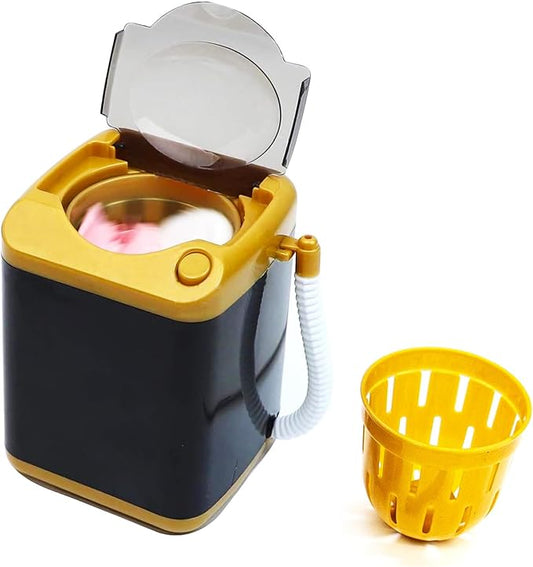 AUEAR, Makeup Brush Sponge Washing Machine Cleaner Device Plastic Automatic Cleaning (Black, Comes with Bucket)