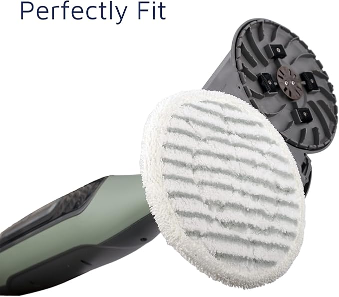 F Flammi Steam & Scrub Mop Pads for Shark S8201 S8001 S7001 S7201 S7000AMZ S7000 S7005 S7020 S7001C Steam & Scrub Mop Dirt Grip Steam Mop Replacement Pads