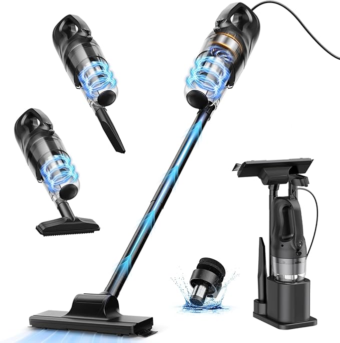 SOWTECH Corded Vacuum Cleaners 20Kpa Powerful Suction Ultra-Light Stick Vacuum for Hard Floor Pet Hair Vacuum