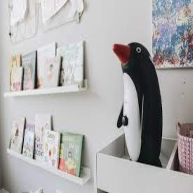 Crane Adorable Penguin Air Purifier with True HEPA Filter EE-5065, Germicidal UV Light, 150 Sq Feet Coverage, 3 Speed Control, Washable Particle Filter