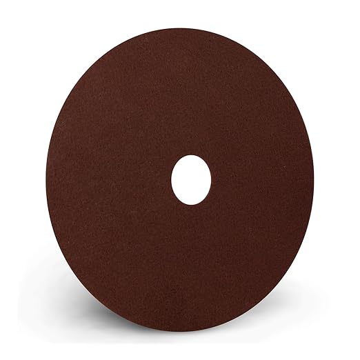 Americo EcoPrep Chemical-Free Floor Finish Remover Pad, 20", Machine Floor Pads for Stripping or Deep Scrubbing, 10 Pads/Case, Maroon