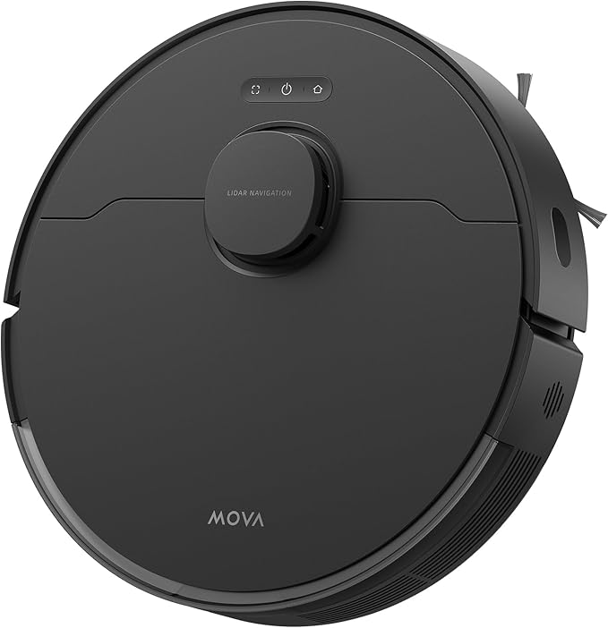 Mova S10 Robot Vacuum Cleaner with 7000Pa Suction, 260 Mins Run Time, Liftable Brush, Self-Charging Robotic Vacuum Cleaner for Home, Pet Hair, Hard Floors, App & Voice Control