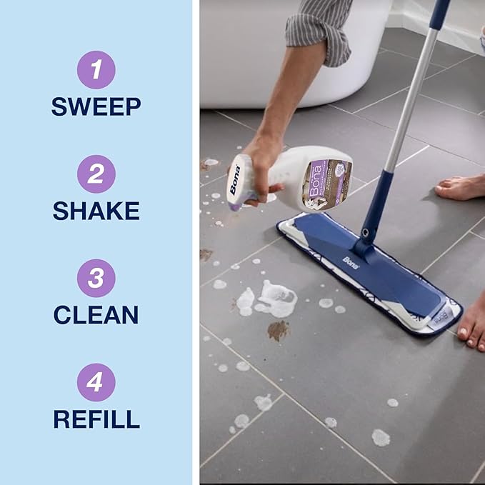 Bona Pet Spray Odor Eliminator, Dog Formulation, 32 fl oz, Safe for Carpeted Areas and Multi-Surface Floors