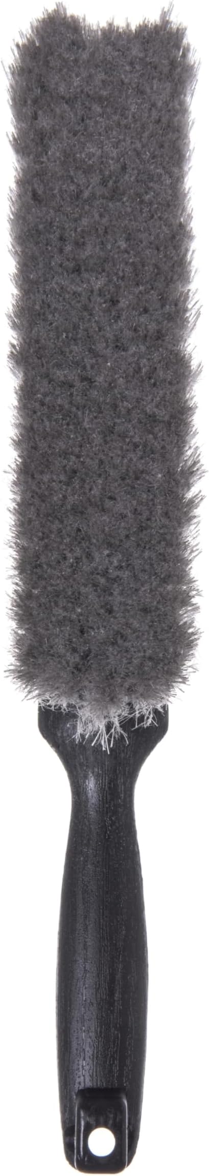 SPARTA Flo-Pac Counter Brush, Bench Brush, Dustpan Brush with Flagged Bristles for Counters, Floors, And Fireplace, 8 Inches, Gray