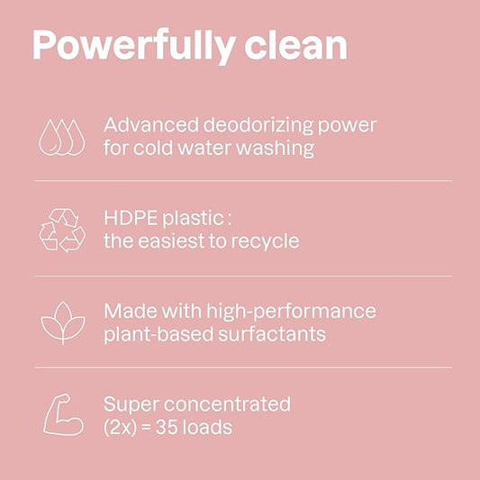 ATTITUDE Baby Fabric Softener, Plant and Mineral-Based Ingredients, HE Compatible, Vegan and Cruelty-free Laundry and Household Products, Sweet Lullaby, 40 Loads, 33.8 Fl Oz