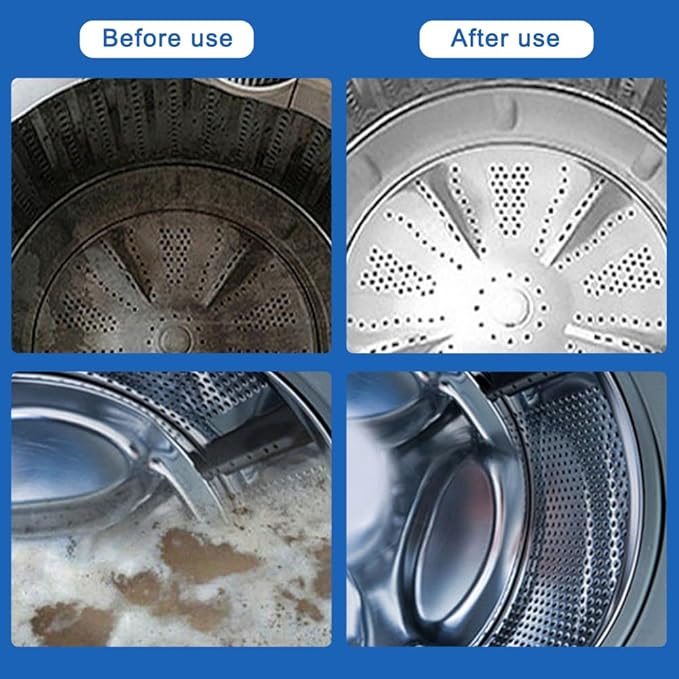 2pcs Washing Machine Cleaning Brushs, Flexible Bendable Slot Cleaning Brush 60cm(White)
