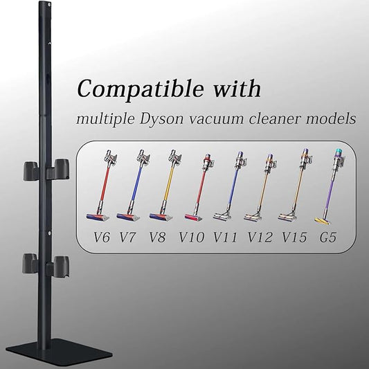 Vacuum Stand Compatible with V7 V8 V9 V10 V11 V15 Gen5(Max.11 Accessories),Metal Storage-Bracket-Stand-Holder-Organizer includes Trigger Lock Easy-Access Storage docking station