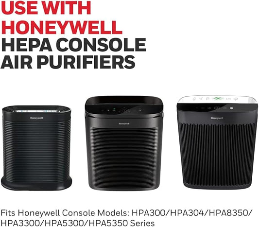 Honeywell HEPA Air Purifier Filter Replacement Kit for HPA300, HPA3300, HPA5300, HPA8350 series Air Purifiers, Value Combo Pack Includes 3 HEPA R & 4 A Carbon Pre-Cut Pre-Filters