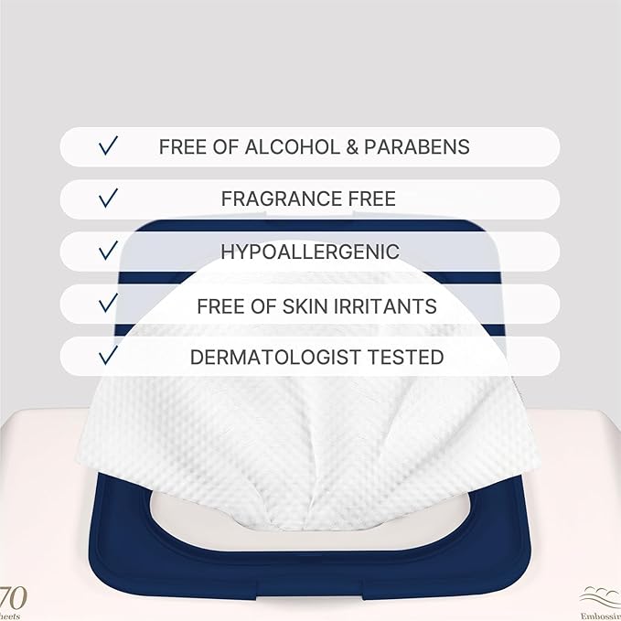 BEBESUP- Korea’s #1 Signature Baby Wipes - Hypoallergenic Water-based Unscented Alcohol-Free Ultra-Thick Super Seed Extracts Organic Plant-Based for sensitive skin Flip-Top (1 Pack)