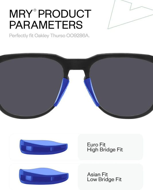 Mryok Replacement Nose Pieces Nose Pads for Oakley Thurso OO9286 / Thurso AF OO9286A Sunglasses - Options