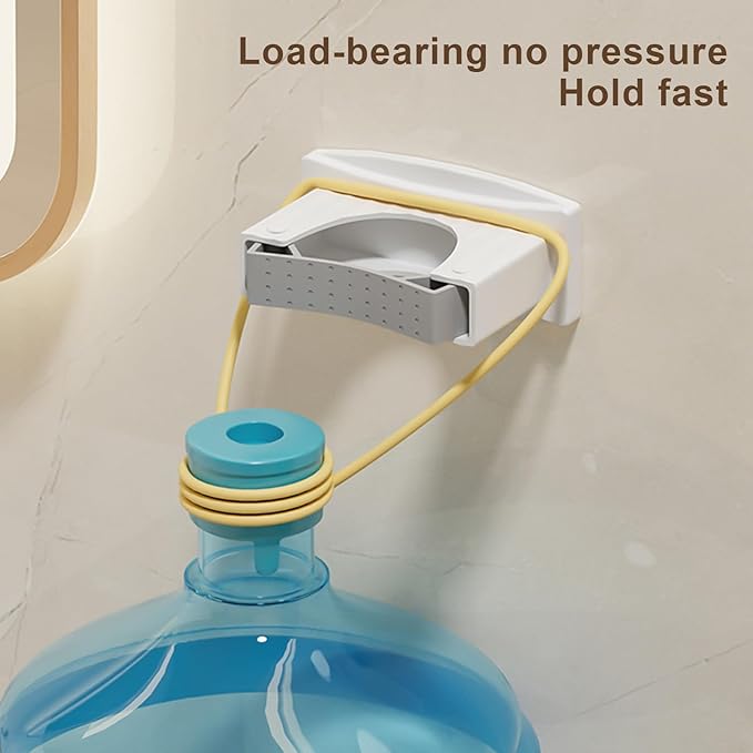 Heavy Duty Mop & Brooms Holder Wall Mounted Not Drill Rack Large Capacity Mop Clip Bathroom Mop Holder Simple Installs